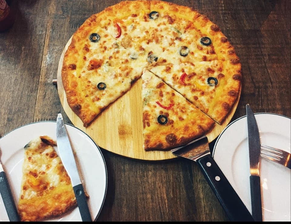 bánh snow pizza tại đà nẵng